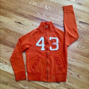 Abercrombie Kids Boy’s  Orange zipped sweatshirt